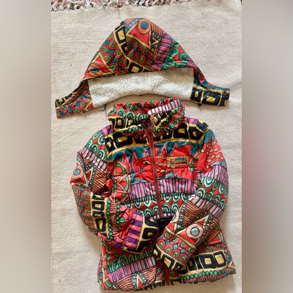 Desigual Multicolor Patterned Jacket - Picture 1 of 7